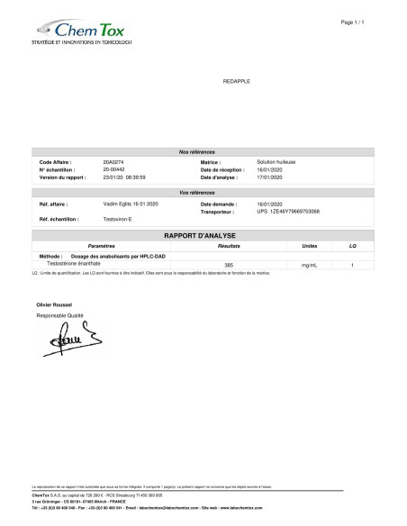 Buy Testoviron E300 - PHARMAQO